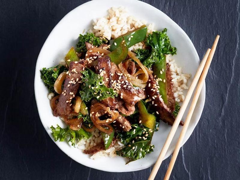 Wasabi Beef Stir-Fry
