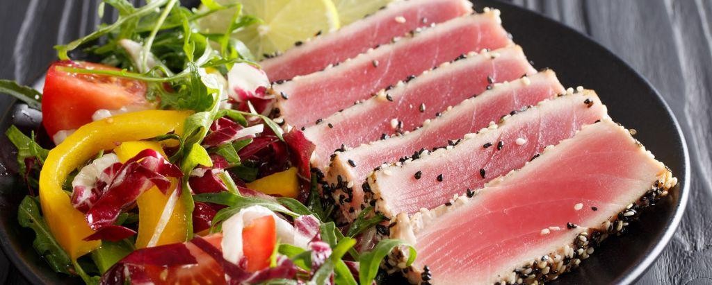 Wasabi and Ginger Grilled Ahi Tuna