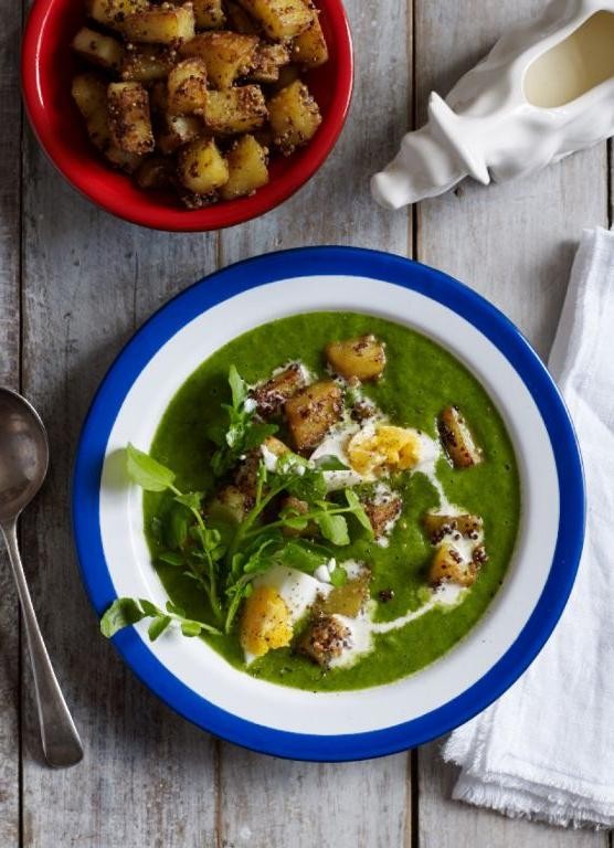 Watercress and Apple Spring Soup