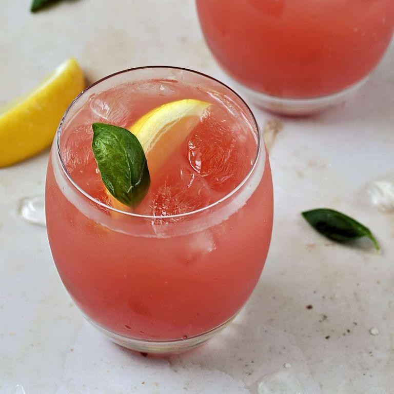 Watermelon Basil Lemonade