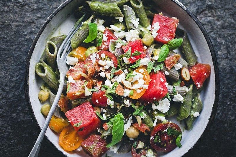 Watermelon Feta Penne