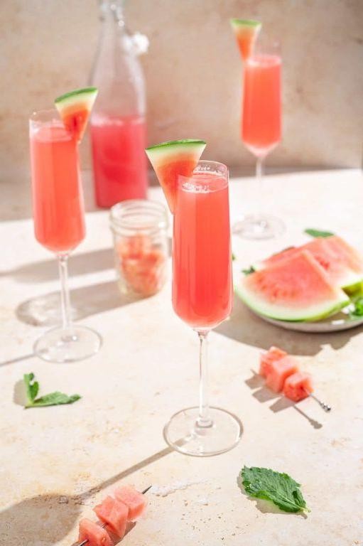 Watermelon Mint Mimosa