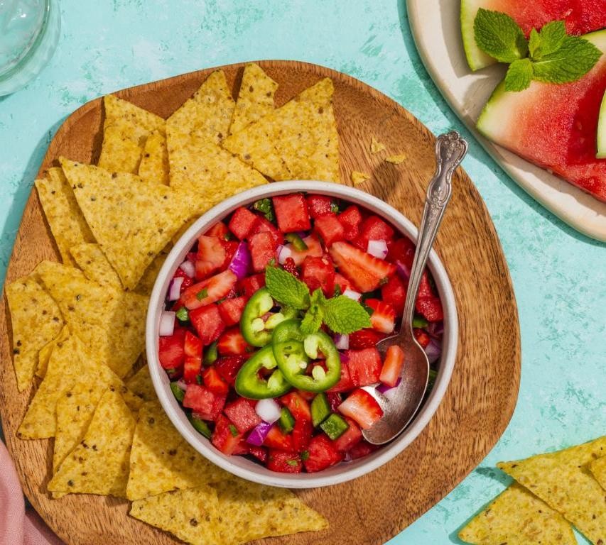 Watermelon and Mint Salsa