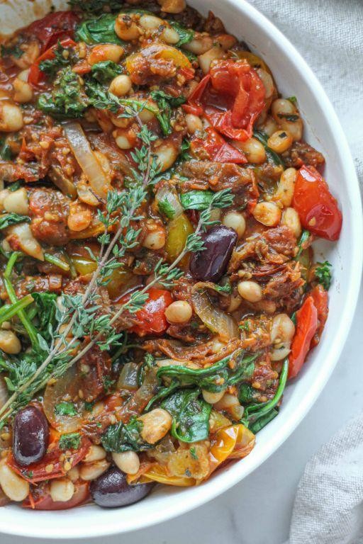 White Bean and Spinach Stew