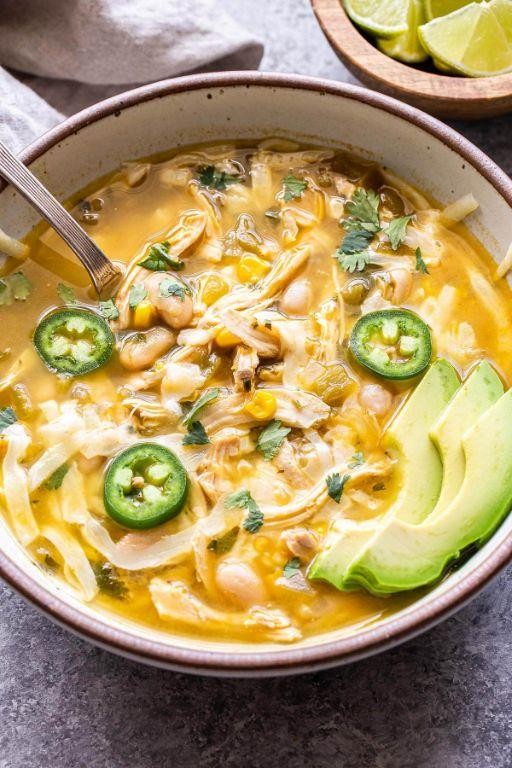 White Chicken Chili with Green Chiles