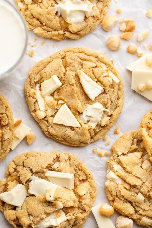 White Chocolate Macadamia Potato Chip Cookies