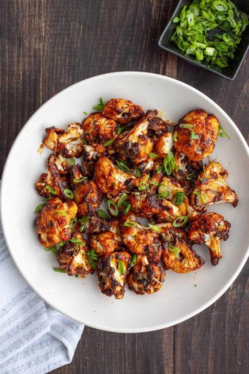 White Miso Roasted Cauliflower