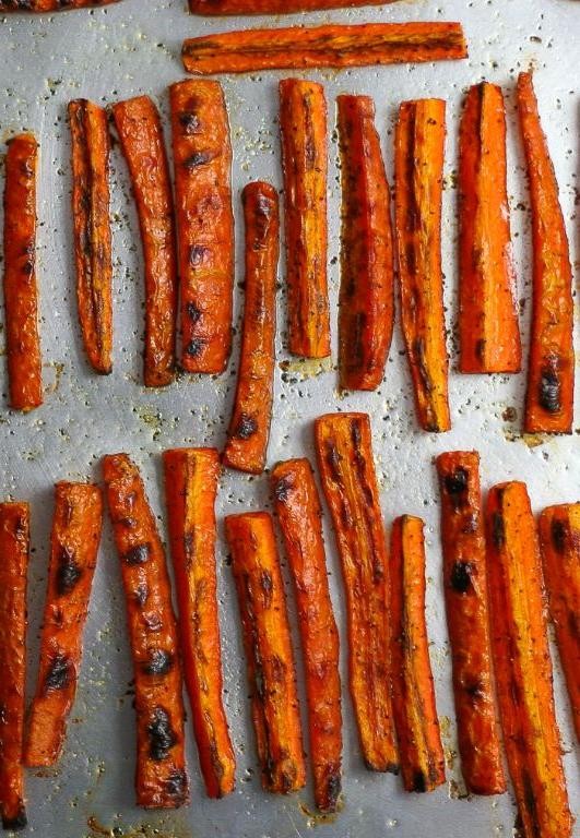 White Miso and Honey Glazed Carrots