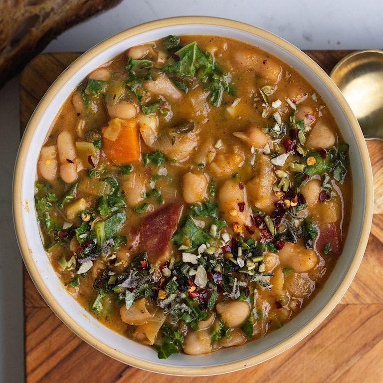 White Yam and Bean Stew