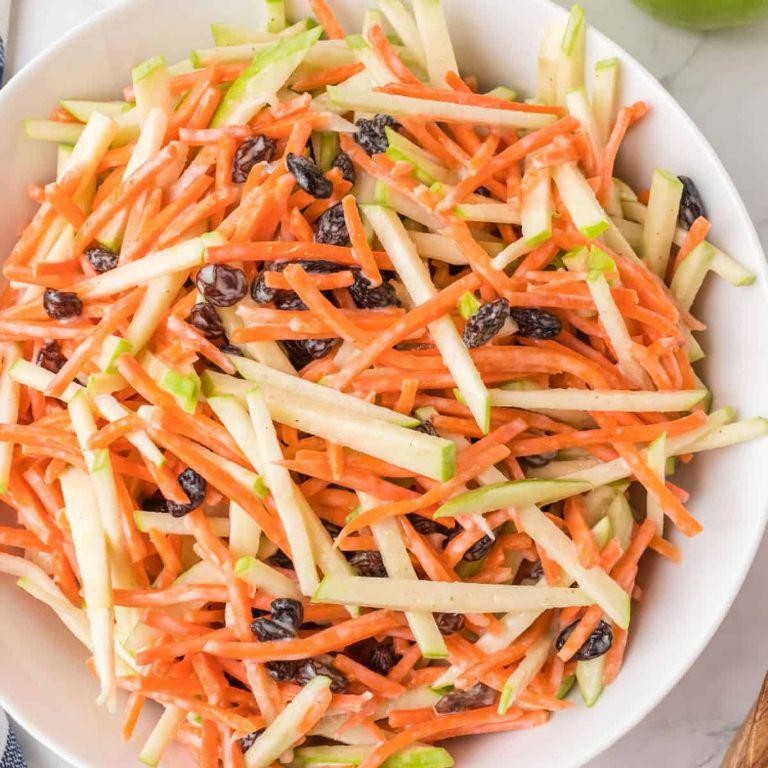 Whole Carrot and Apple Slaw