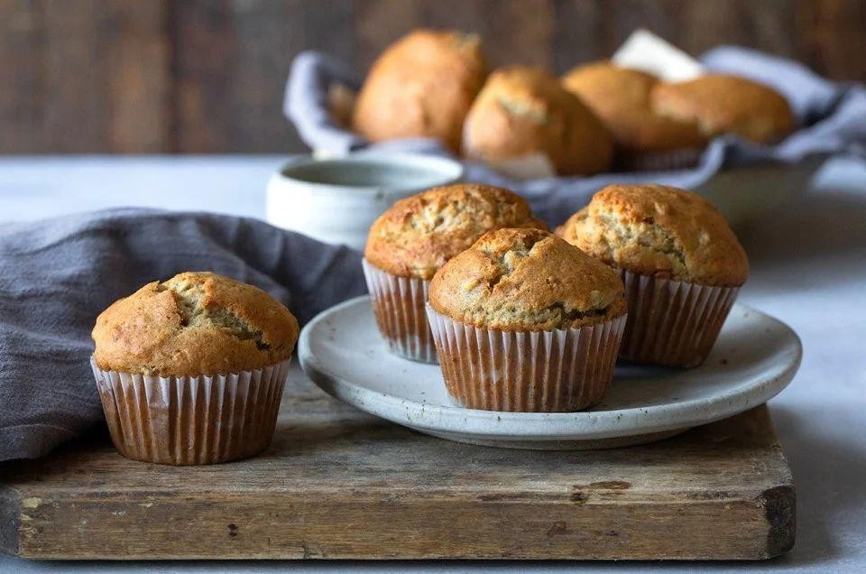 Whole Wheat Banana Muffins