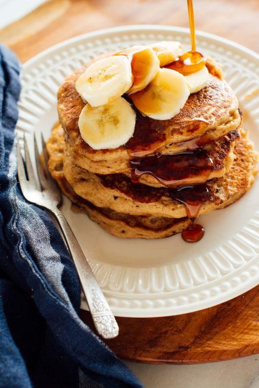 Whole Wheat Banana Pancakes