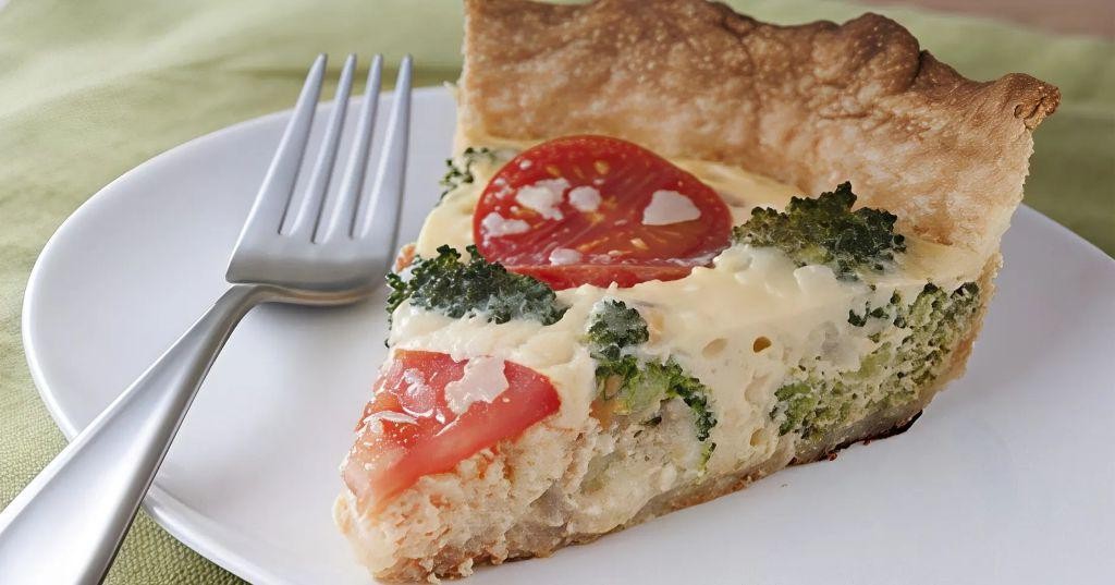 Whole Wheat Crust Broccoli and Cheese Pie