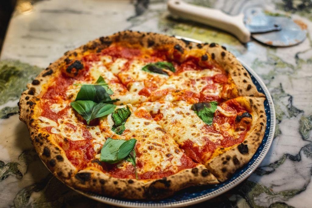 Whole Wheat Margherita Pizza with Fresh Basil