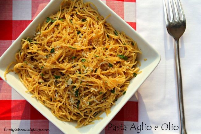 Whole Wheat Spaghetti Aglio e Olio