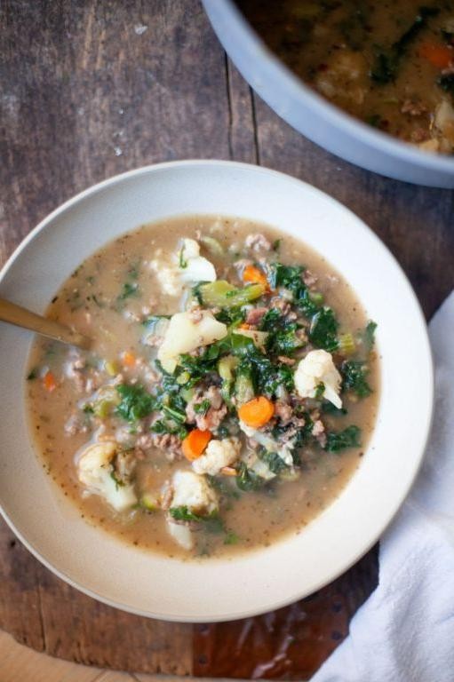 Wholesome Kale and Beef Soup
