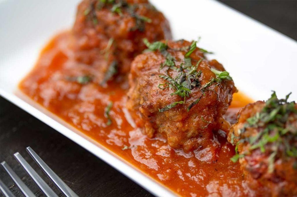 Wild Boar Meatballs in Marinara Sauce