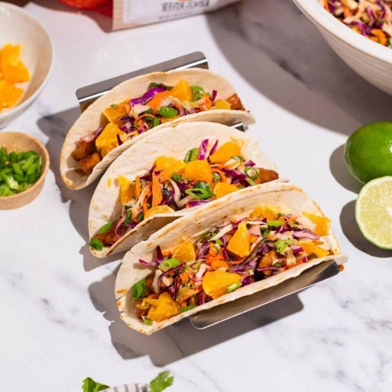 Wild Hog Backstrap Tacos with Citrus Slaw