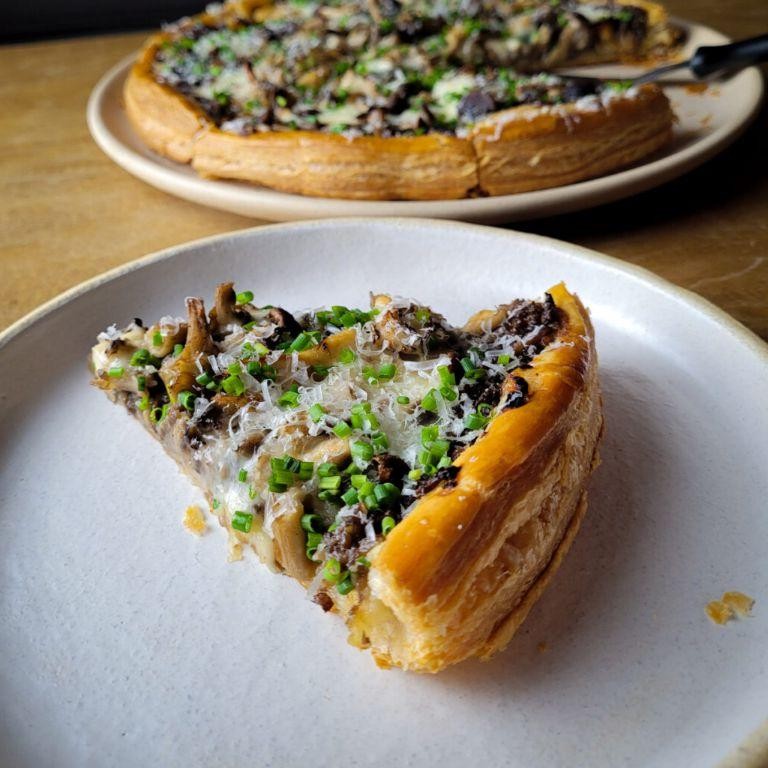 Wild Mushroom and Taleggio Tartlets