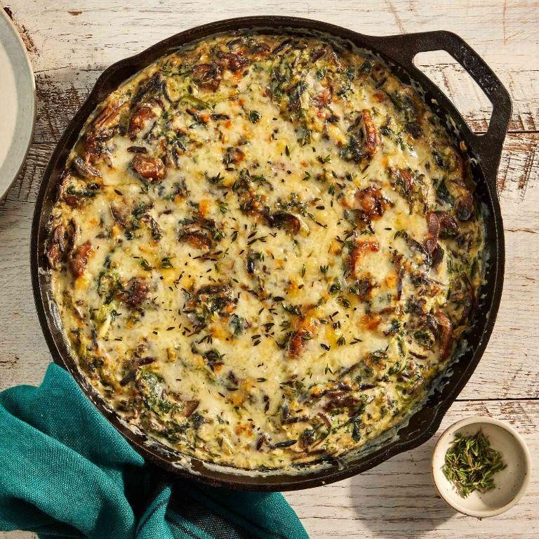 Wild Rice and Mushroom Casserole