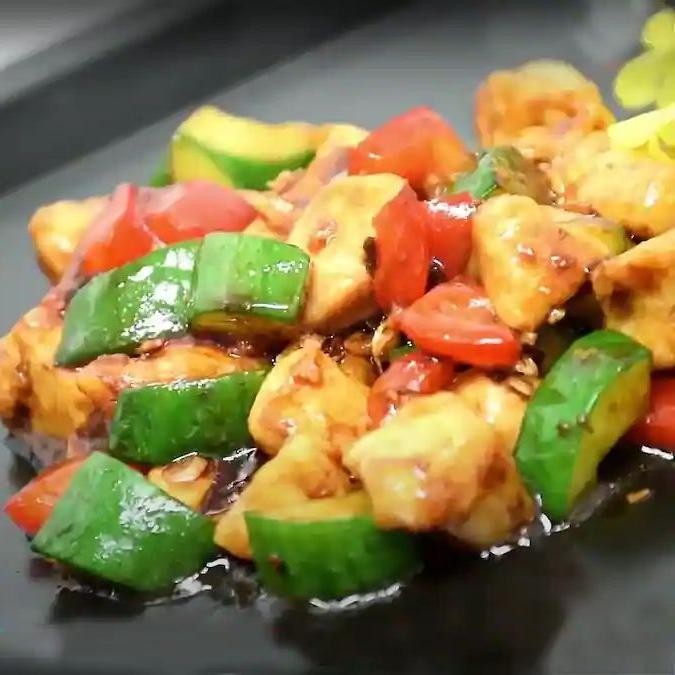 Yellow Bean and Chicken Stir-fry