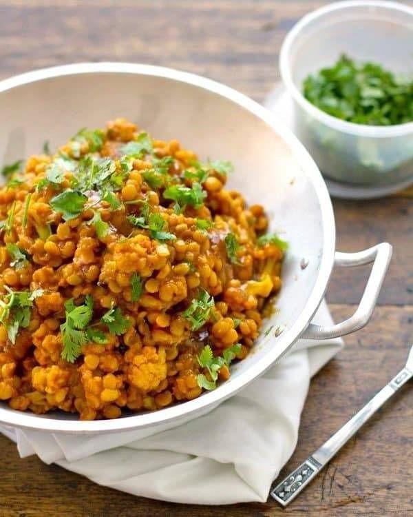 Yellow Dahl and Cauliflower Curry