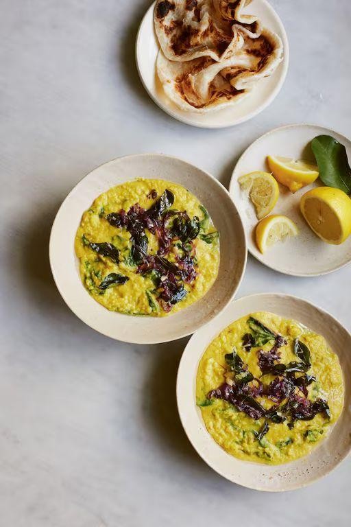 Yellow Dahl with Lemon Grass