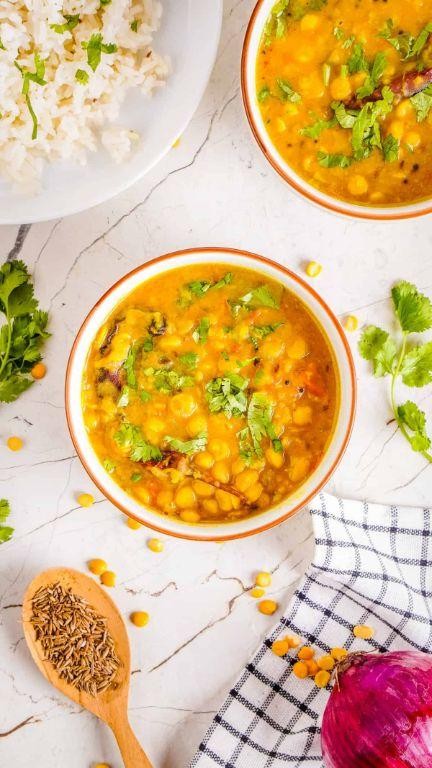 Yellow Dahl with Mustard Seeds