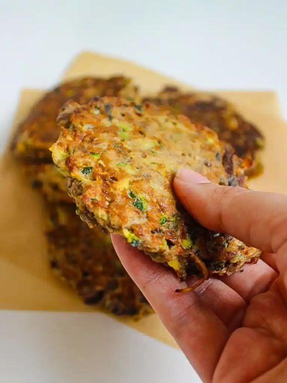 Yellow Squash and Eggplant Fritters