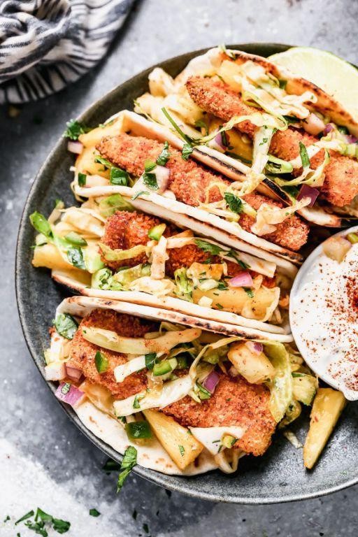 Zesty Air Fryer Fish Tacos