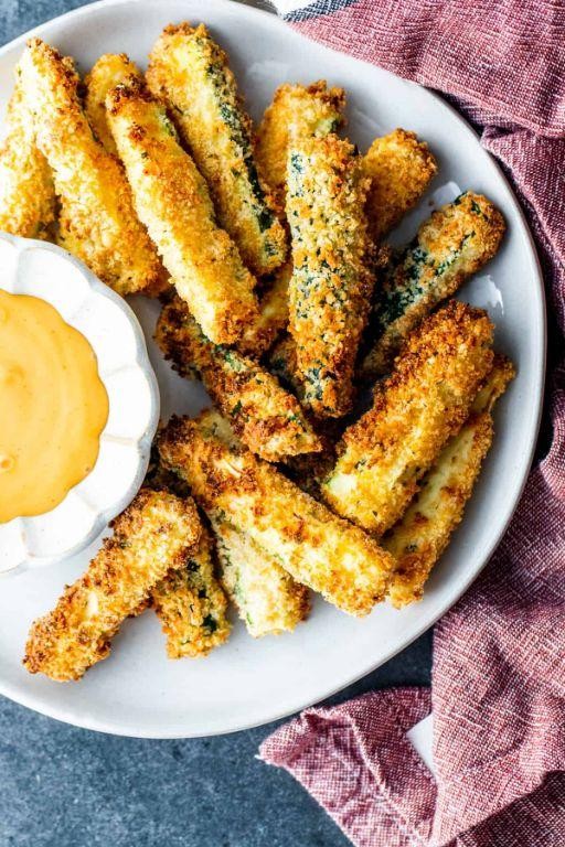 Zesty Air Fryer Zucchini Fries