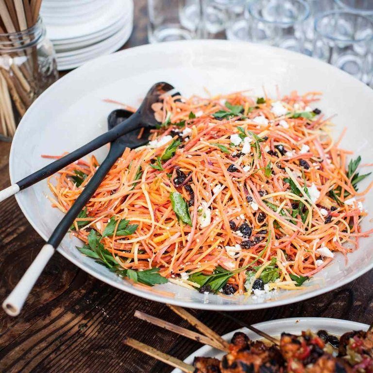 Zesty Carrot Slaw with Lemon Vinaigrette