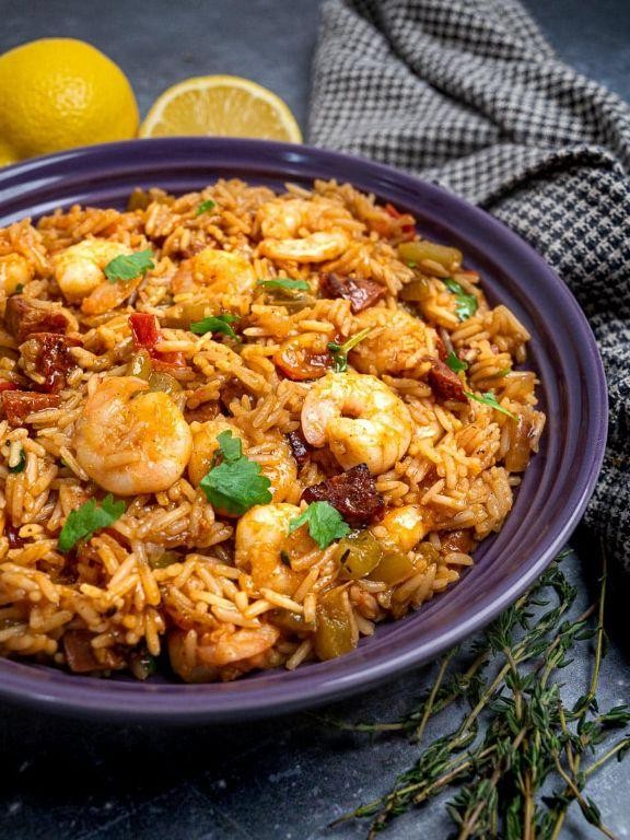 Zesty Chorizo and Shrimp Jambalaya