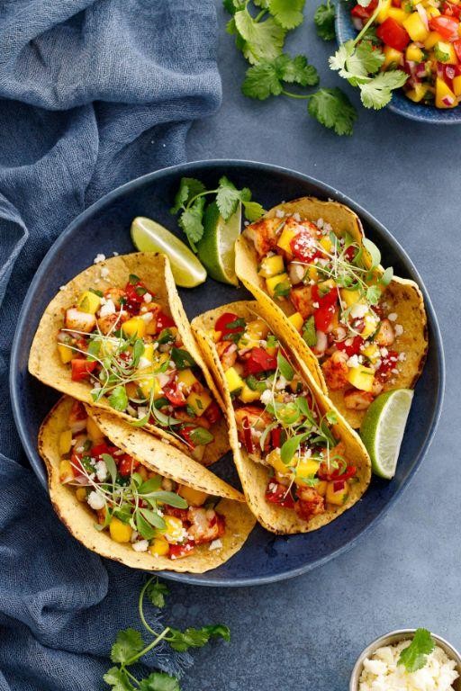Zesty Citrus Shrimp Tacos with Mango Salsa