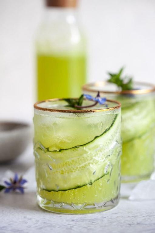 Zesty Cucumber and Lime Mocktail