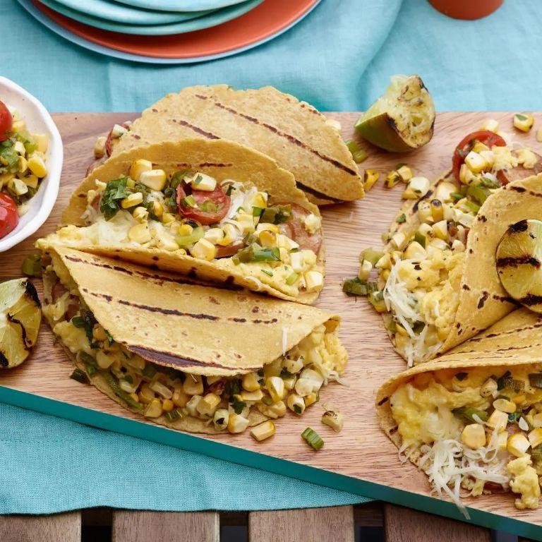 Zesty Grilled Breakfast Tacos