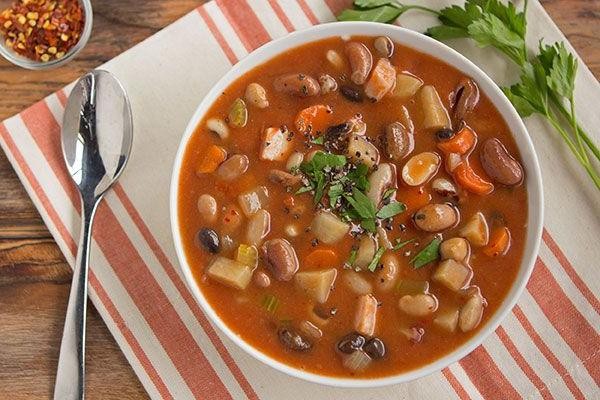 Zesty Ham and Bean Stew