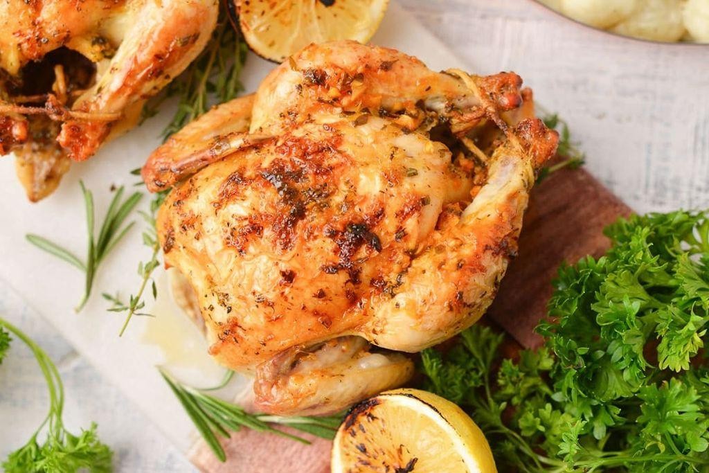 Zesty Italian Seasoned Slow Cooked Cornish Hens