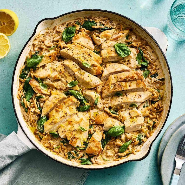 Zesty Lemon Chicken Orzo