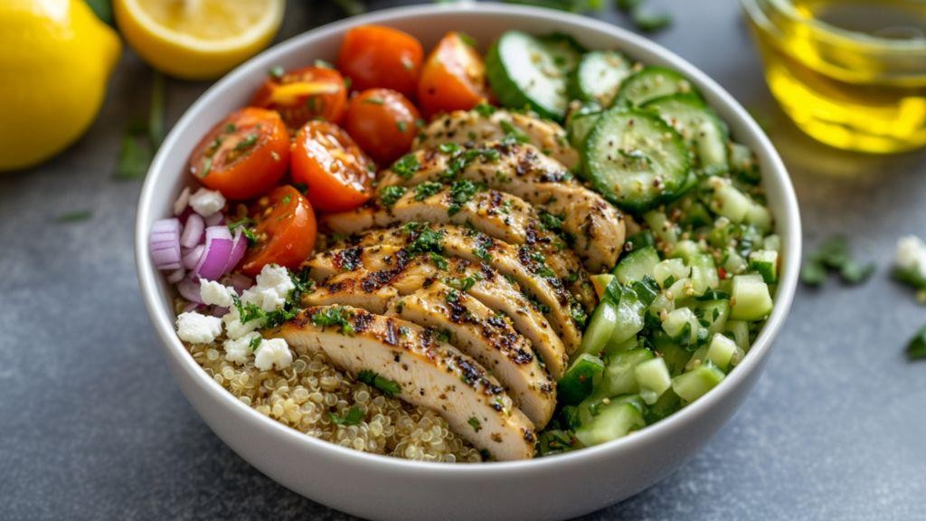 Zesty Lemon Herb Chicken Salad