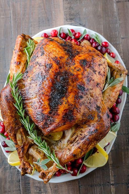Zesty Lemon Pepper Brined Turkey