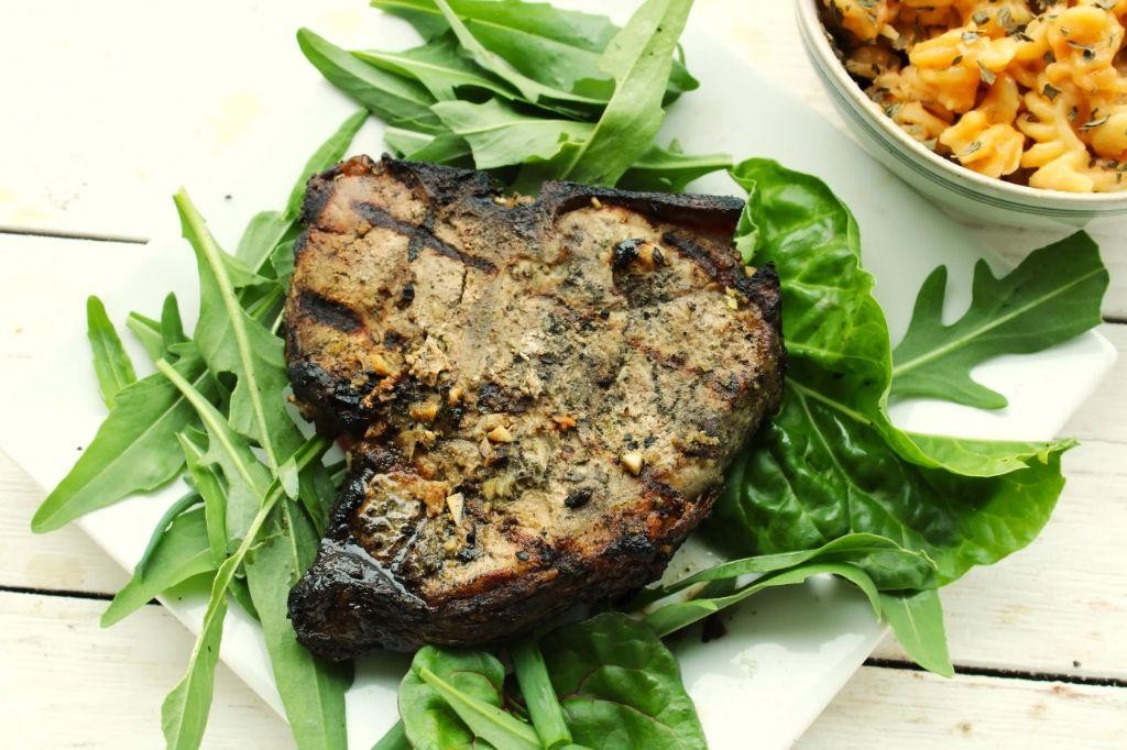 Zesty Lemon Rosemary Pork Chops