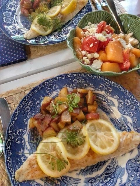 Zesty Lemon and Dill Walleye Medallions