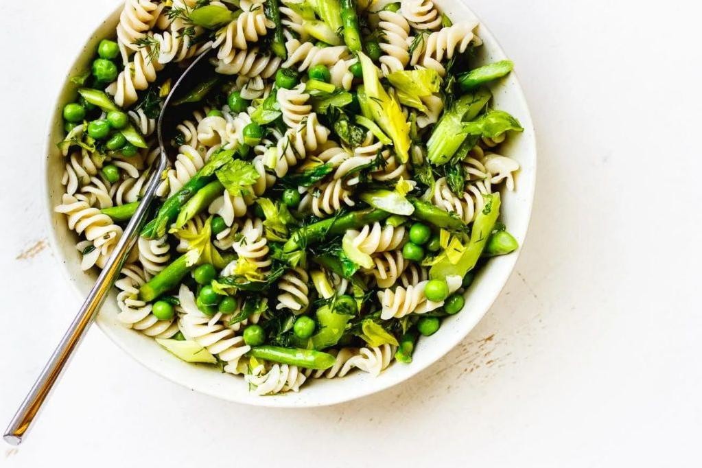 Zesty Lemon and Herb Rotini Pasta Salad