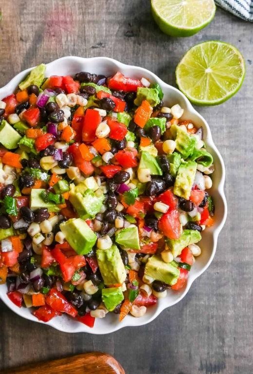 Zesty Lime Black Bean Cowboy Caviar