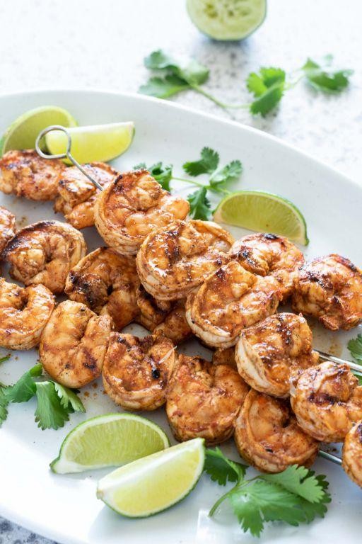 Zesty Lime Grilled Shrimp Skewers