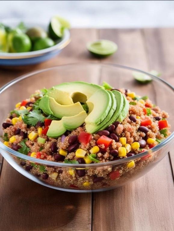 Zesty Lime Quinoa and Kale Fiesta