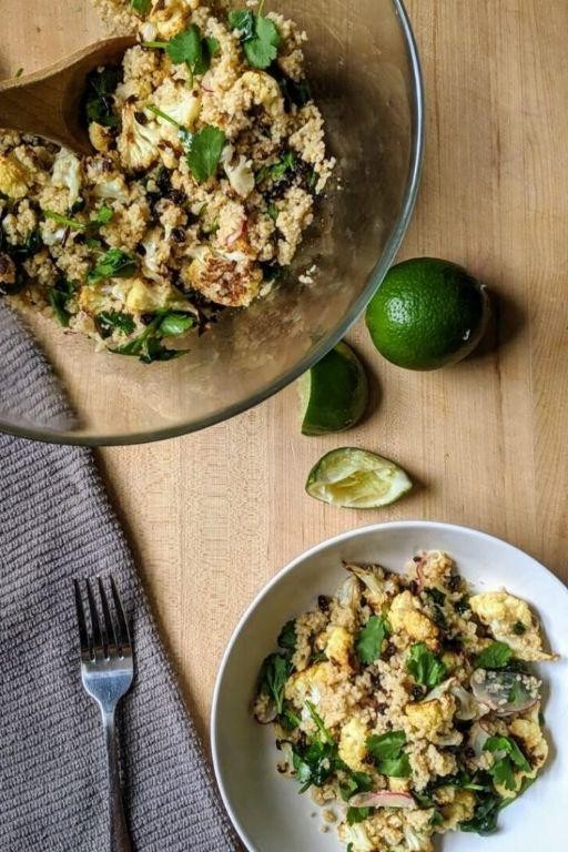 Zesty Lime and Cilantro Couscous