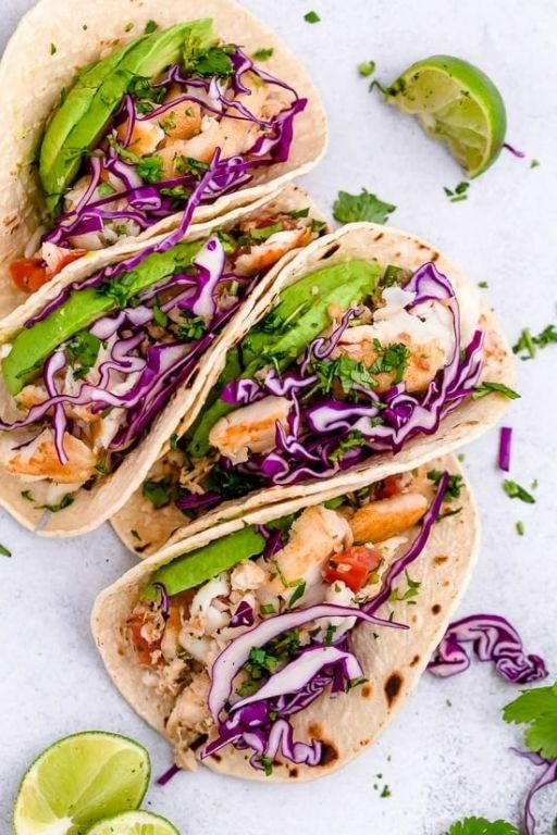 Zesty Lime and Cilantro Fish Tacos