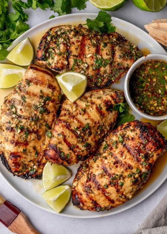 Zesty Lime and Cilantro Grilled Chicken